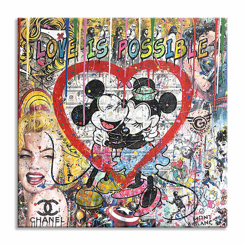Love is Possible – Original Painting on canvas Gardani