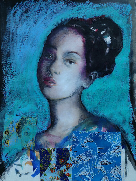 Ink portrait 2 - Marina Del Pozo