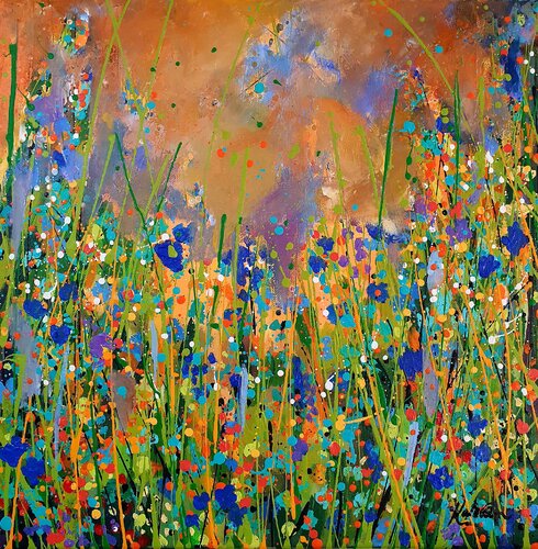 Enchanted - Iris Sunrise Karnish Art