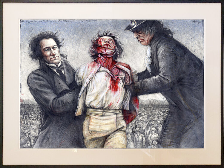 Die Hinrichtung des Maximilien de Robespierre (The execution of Maximilien de Robespierre) - Andreas Noßmann