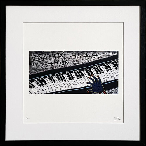 Limited Edt. Art Print – ONE PRESS CLOSER TO MUSIC Frank Willems