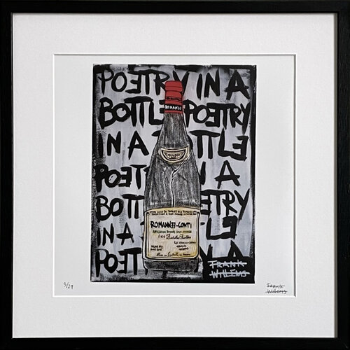 Limited Edt. Art Print – ROMANEE-CONTI /// POETRY IN A BOTTLE Frank Willems
