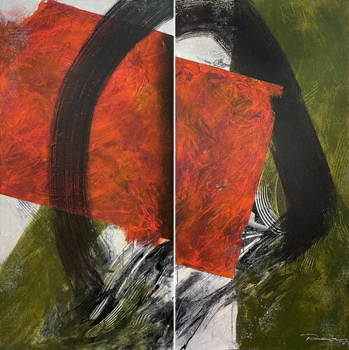 Shifting Irony - Diptych Peisy Ting