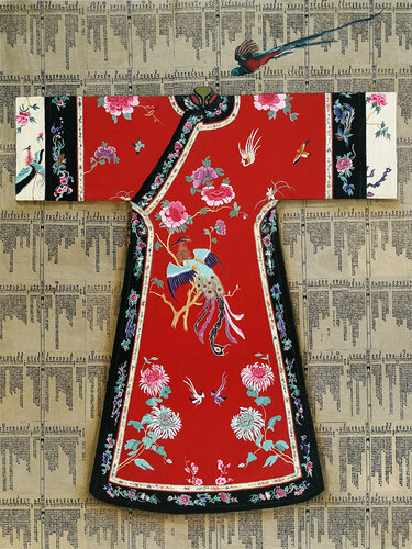 oriental imperial women beauty dress - clothes - birds - phoenix Yang Zhaohui