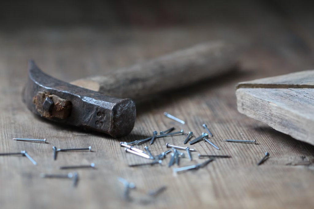 Picture of hammer and nails